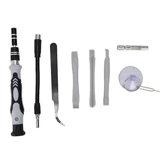 FIZZI SHOP 115-in-1 screwdriver set with various interchangeable bits and handles for versatile repair and assembly tasks.