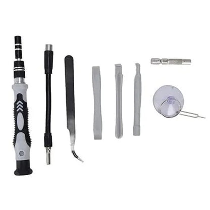 FIZZI SHOP 115-in-1 screwdriver set with various interchangeable bits and handles for versatile repair and assembly tasks.