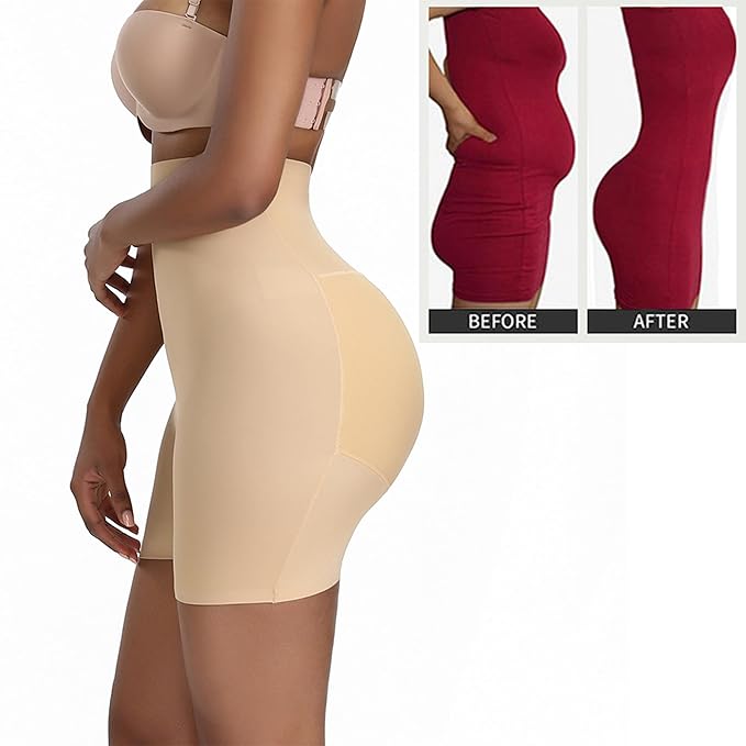 FIZZI SHOP butt shaper panties in nude with seamless design for enhanced curves and smooth silhouette.