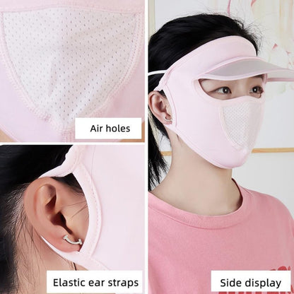 FIZZI SHOP cap with attached matching face mask, casual style, adjustable strap, and breathable fabric for comfortable wear.