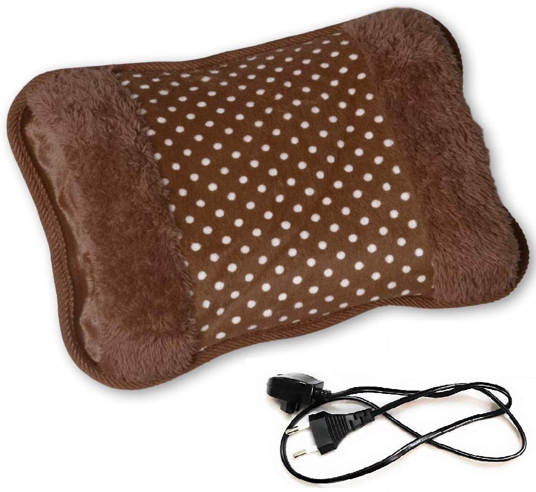 Electric velvet heating bags for pain relief by FIZZI SHOP, showing soft velvet exterior and heating controls.
