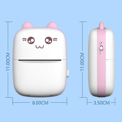 Rechargeable mini Bluetooth thermal printer by FIZZI SHOP with compact design and wireless connectivity for mobile printing needs.