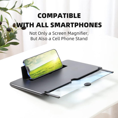 8-inch 3D video amplifier by FIZZI SHOP JK SIDHU, showcasing the device's front view with control buttons and display screen.