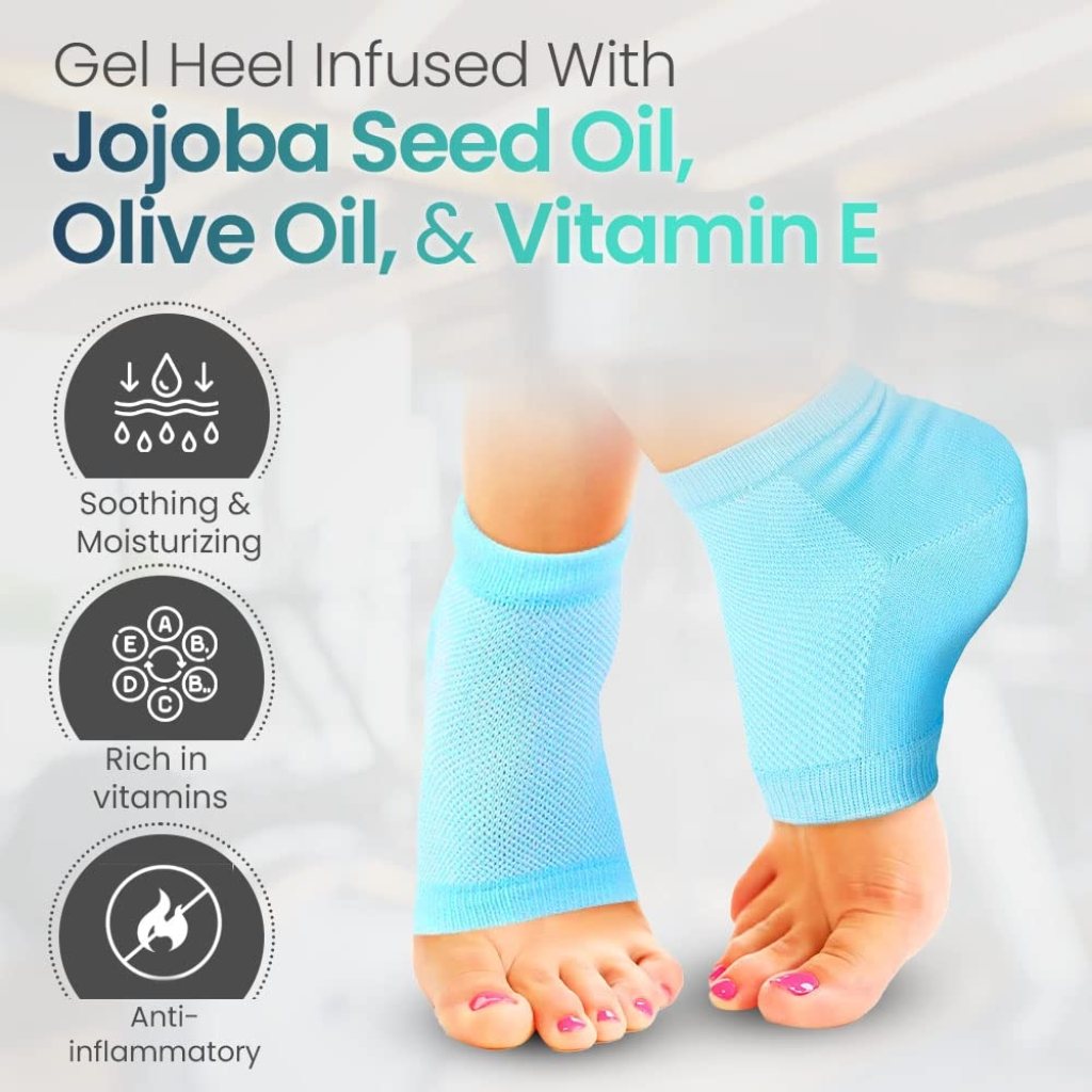 FIZZI SHOP JK SIDHU ankle gel socks showing soft fabric and gel cushioning for comfortable ankle support.