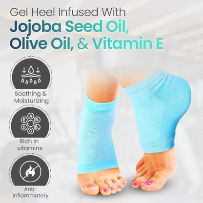 FIZZI SHOP JK SIDHU ankle gel socks showing soft fabric and gel cushioning for comfortable ankle support.