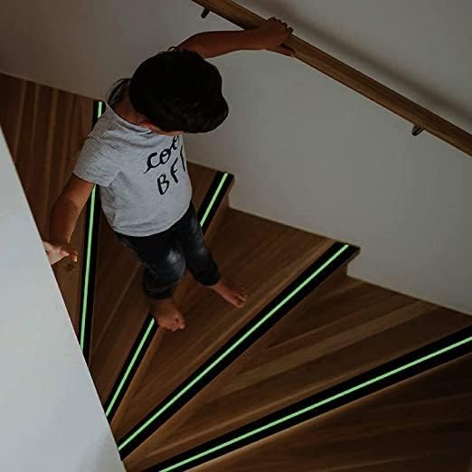 Glow-in-the-dark anti-slip tape from FIZZI SHOP JK SIDHU, with a textured surface for safety on stairs and floors.
