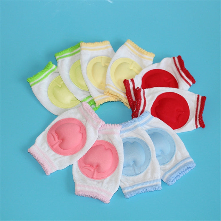 Apple Baby Knee Pad by FIZZI SHOP JK SIDHU, soft cushioned knee protector for infants with colorful fabric design.