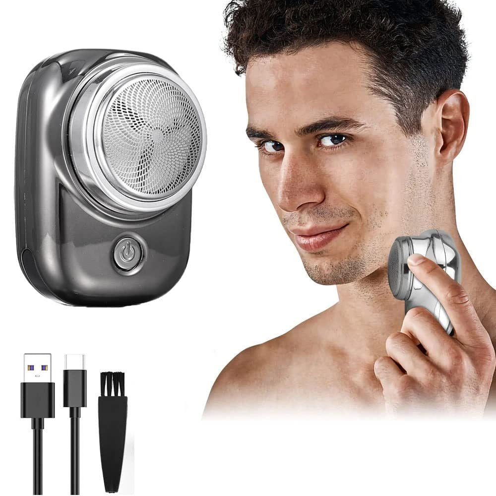 Mini Pocket Fashion Shaver by FIZZI SHOP JK SIDHU, compact electric shaver for quick grooming, shown in close-up.