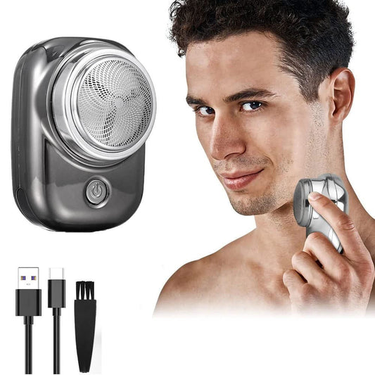 Mini Pocket Fashion Shaver by FIZZI SHOP JK SIDHU, compact electric shaver for quick grooming, shown in close-up.
