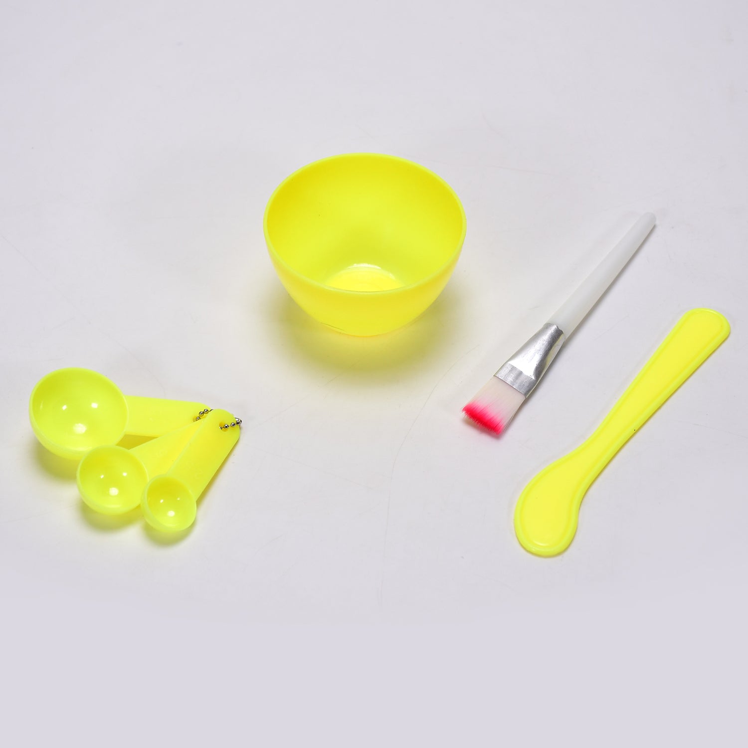 Wukusy 6-piece facial mask bowl set for girls, including colorful bowls and brushes for skincare routines in health and beauty.