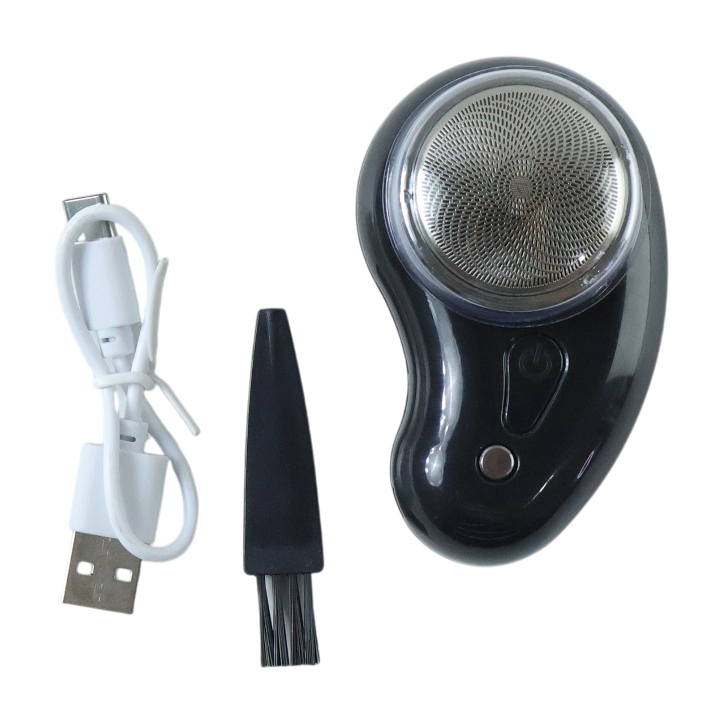 Wukusy portable electric rechargeable mini shaver and beard trimmer set with compact design for grooming on the go.
