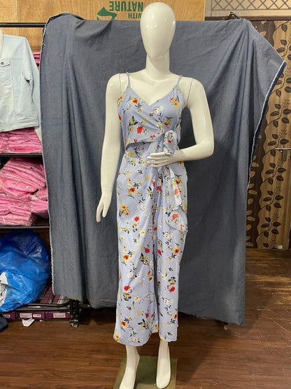 Men's floral print jumpsuit from Drpshippr collection featuring a vibrant, patterned fabric and a stylish fit.
