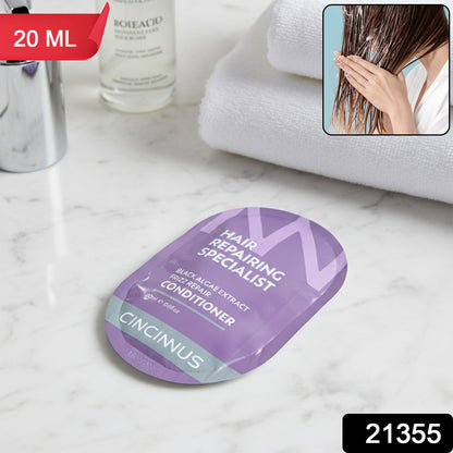 Wukusy Hair Repairing Conditioner Sachet 20ml, close-up of sleek sachet for nourishing hair treatment.