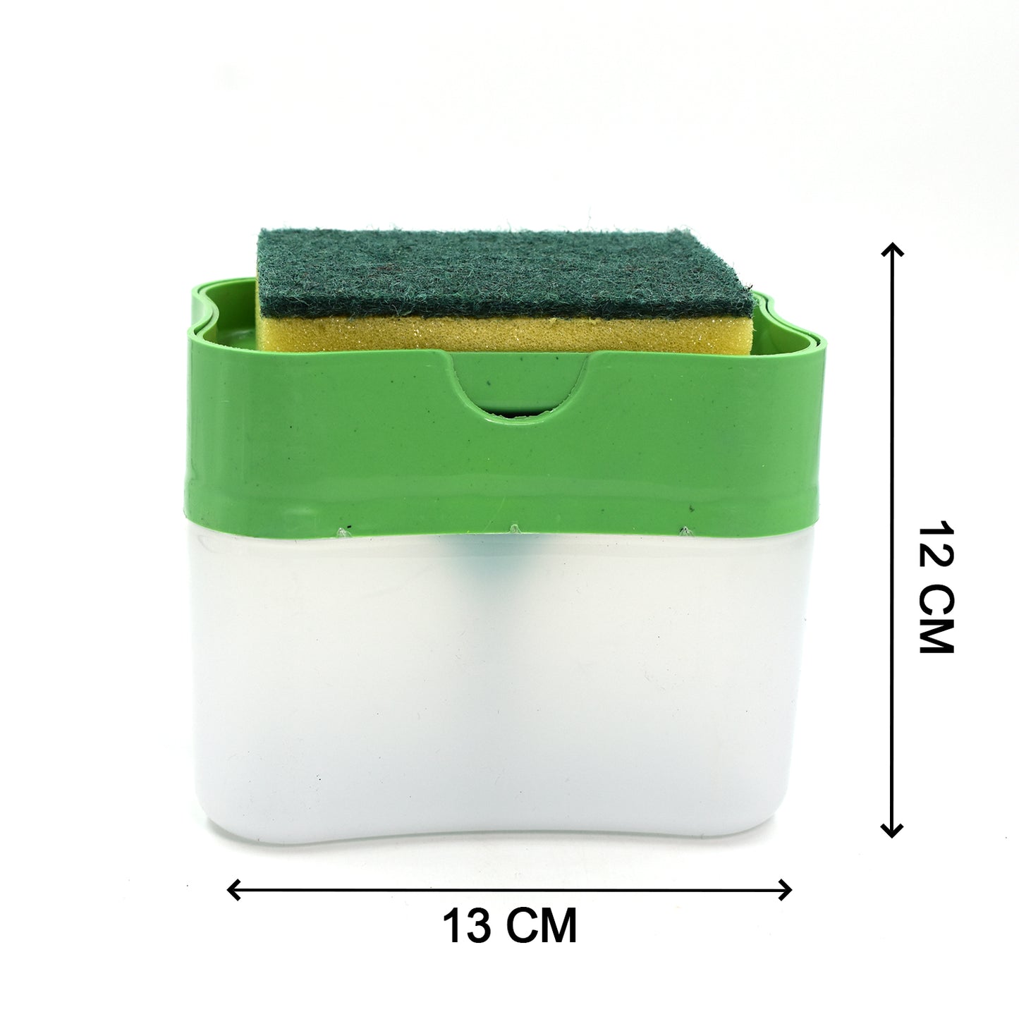 Wukusy 1274b plastic soap pump dispenser for kitchen use, with a clear container and pump for liquid soap or hand sanitizer.