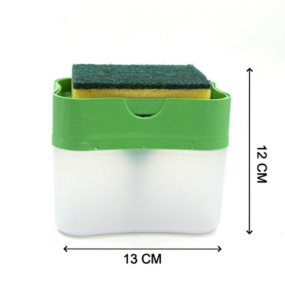 Wukusy 1274b plastic soap pump dispenser for kitchen use, with a clear container and pump for liquid soap or hand sanitizer.