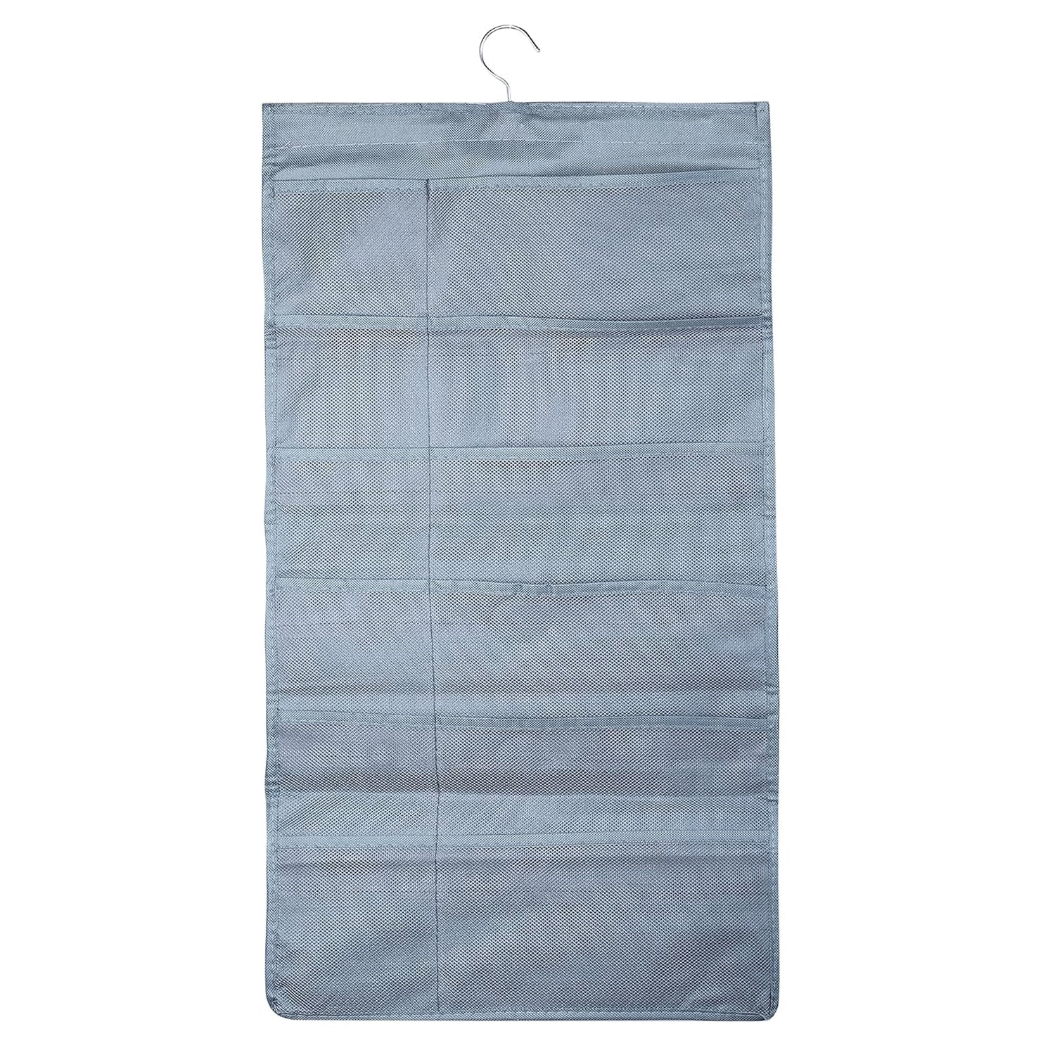 Wukusy hanging garment organizer storage bag with multiple compartments for clothes, measuring 80x38 cm, for home organization.