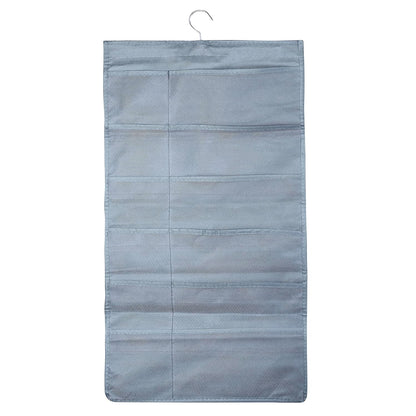 Wukusy hanging garment organizer storage bag with multiple compartments for clothes, measuring 80x38 cm, for home organization.