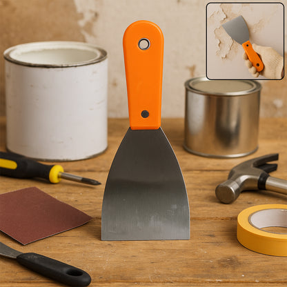 Wukusy garden putty knife set with soft rubber handle, single versatile tool for scraping and applying materials.