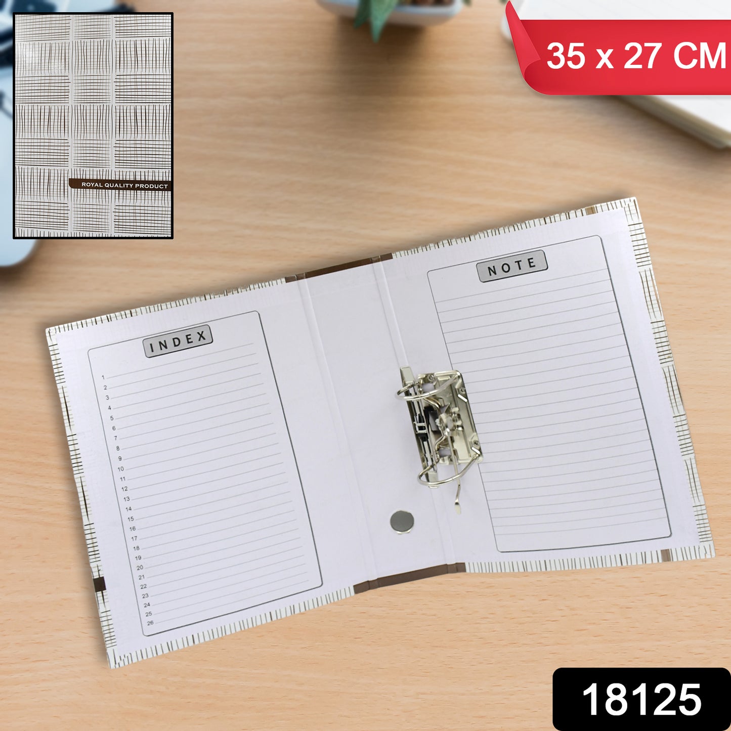 Wukusy black box file paper holder organizer for documents, ideal for office, school, or home use, with a sleek design.