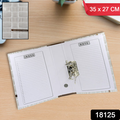 Wukusy black box file paper holder organizer for documents, ideal for office, school, or home use, with a sleek design.