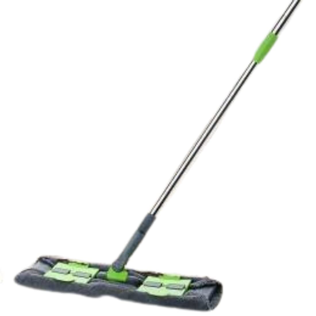 FIZZI SHOP Seasons 360-degree rotate wet and dry cleaning flat mop in multicolor for floor cleaning.
