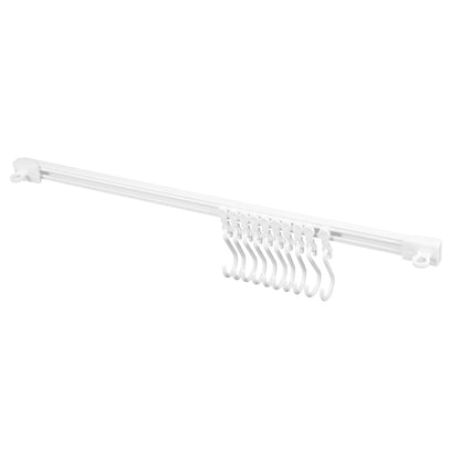 Wall mounted Wukusy kitchen storage rack set with multiple metal shelves for organization and space-saving in the kitchen.