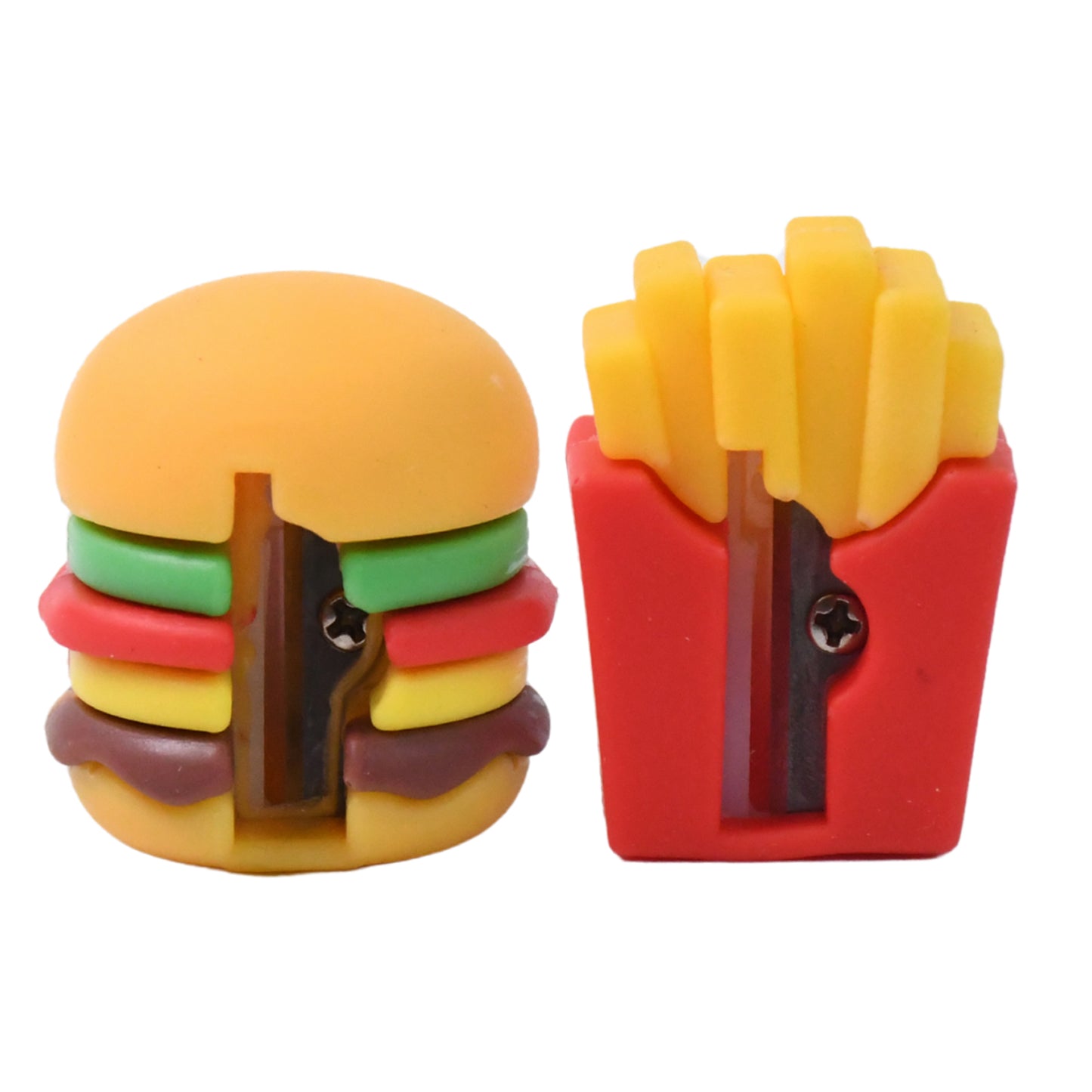 Wukusy mix design cartoon-shaped sharpener for office use, featuring colorful, playful cartoon character shape and compact design