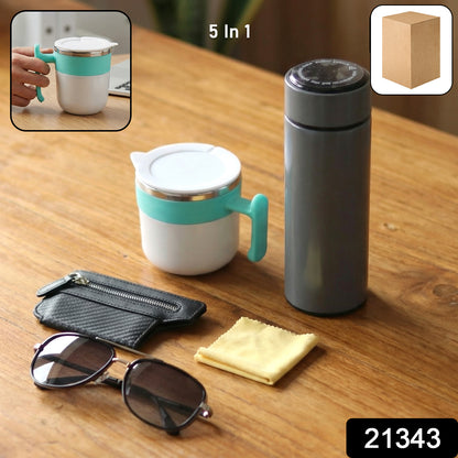Wukusy 5 in 1 multipurpose travel essentials combo set with compact accessories for convenience and organization on the go