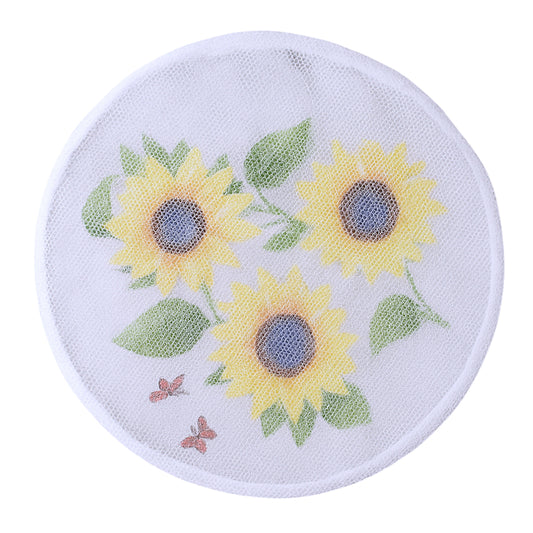 Decorative fan cover by Wukusy, stylish fabric cover with intricate design, perfect for protecting and enhancing a ceiling fan.