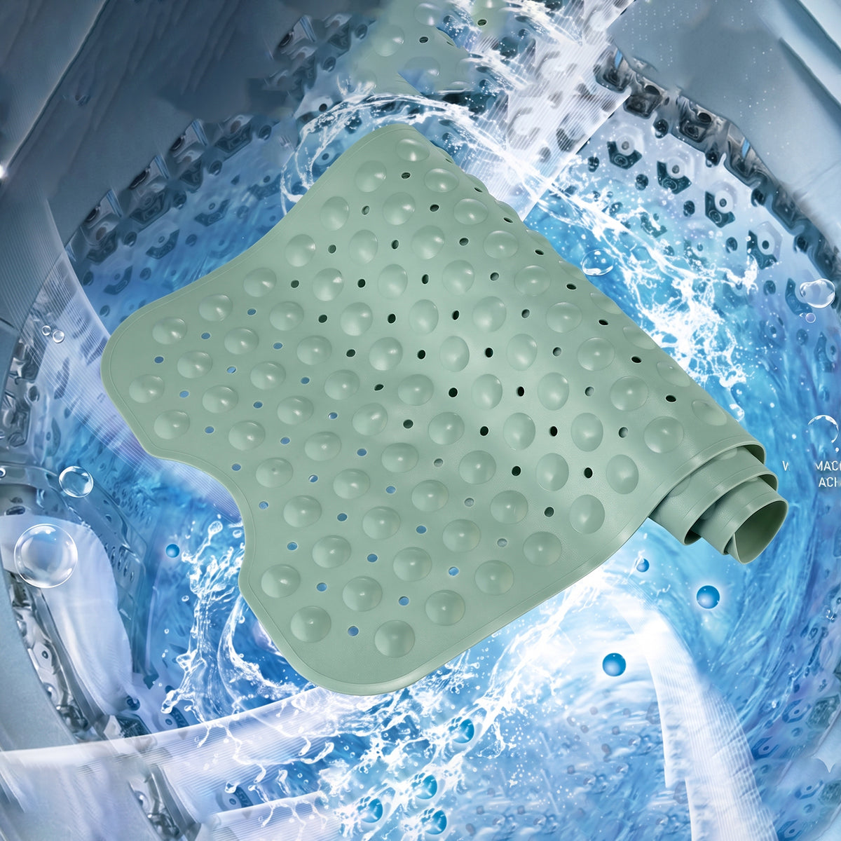 Non-slip Suction Cup Bath Mat (1 Pc 100x40 Cm)