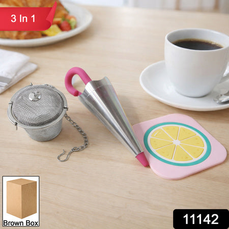 3 In 1 Tea  Coffee Accessories Combo Set