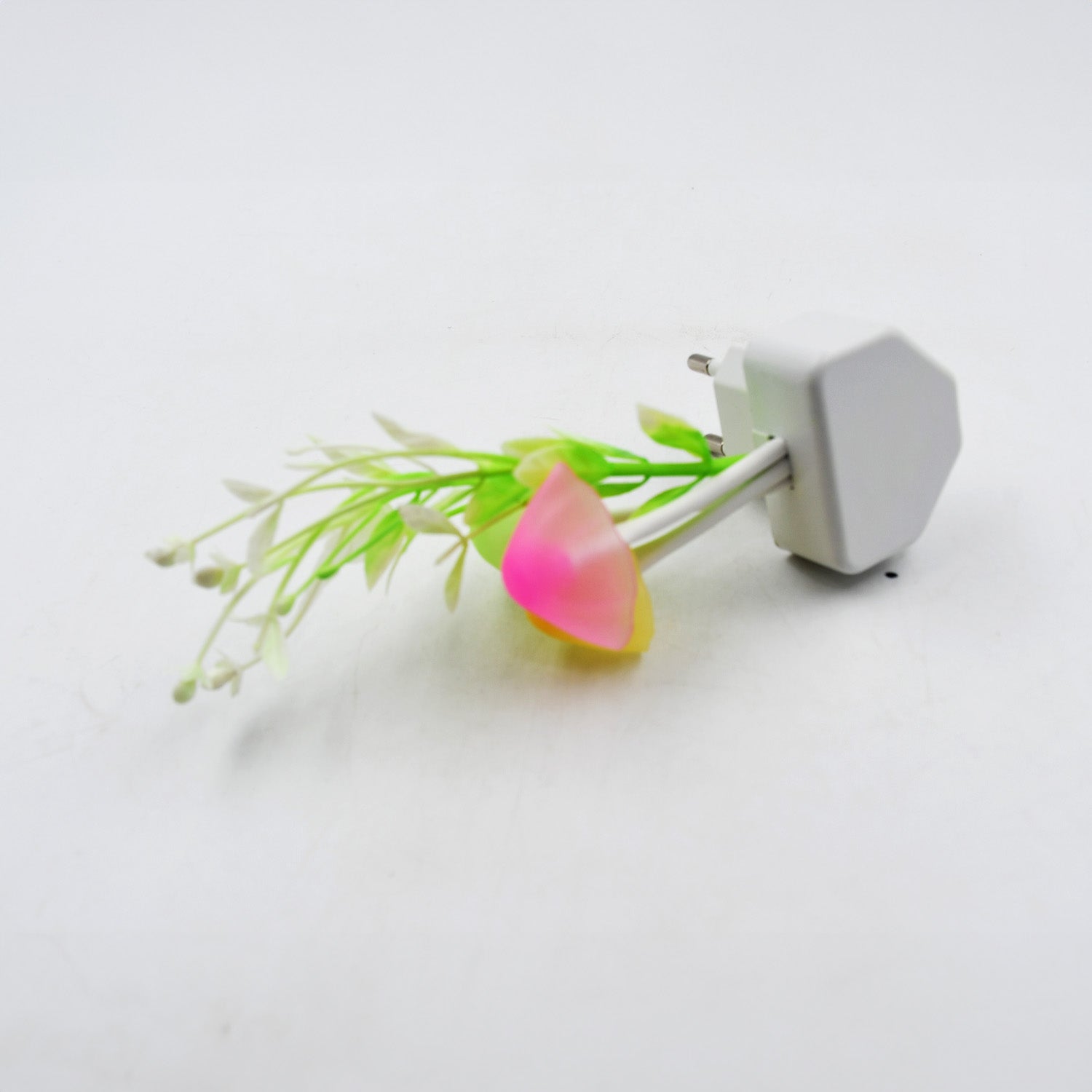 Color changing LED mushroom night light by Wukusy with automatic on/off sensor and vibrant illumination for kids' rooms