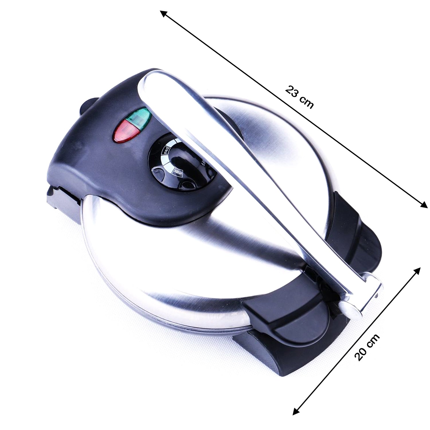 Wukusy Orbit Roti and Khakra Maker, 1000W, home kitchen appliance with non-stick surface for preparing roti and khakra.