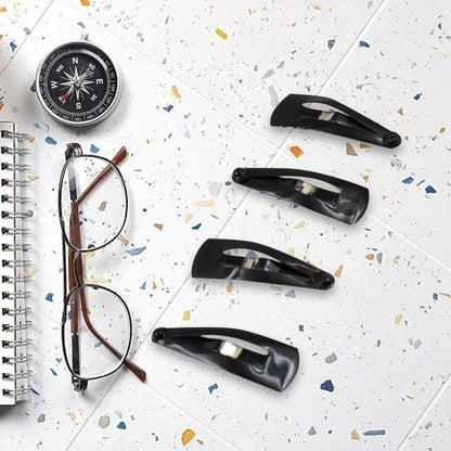 Set of 12 Wukusy Metal Tik Tak Hair Clips, stylish and durable hair accessories with sleek metallic finish for everyday use.