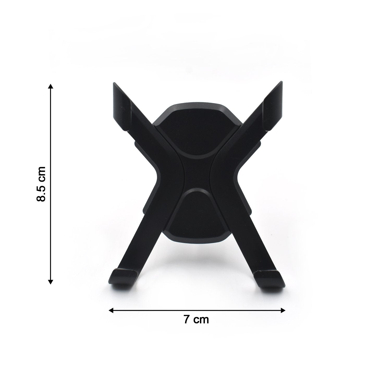 Wukusy 7310 2-piece car mount air vent holder attached to a vehicle air vent, holds smartphones securely for easy access.