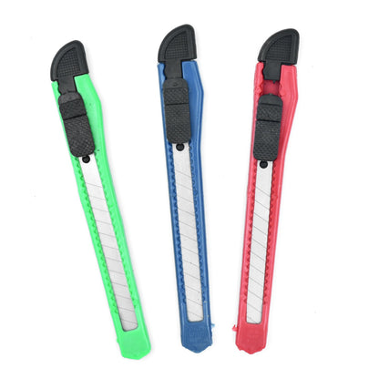 Wukusy 12-piece paper cutter set with standard quality knives, ideal for office stationary and paper trimming tasks.