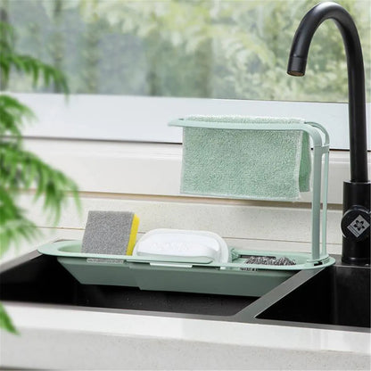 Plastic Telescopic Sink Storage Rack