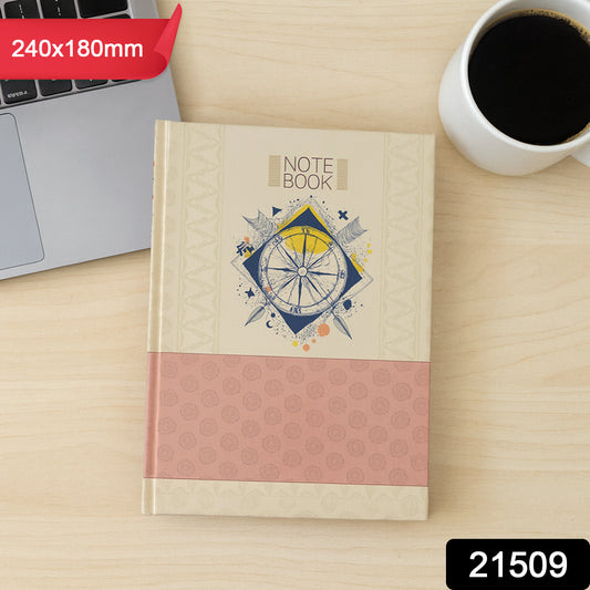 Wukusy hardbound diary notebook with 100 lined pages, 240x180mm size, featuring a durable cover and elegant design.