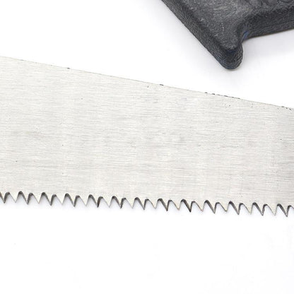 Wukusy 1555 powerful hand saw with 450mm hardened steel blades for cutting wood and other materials.