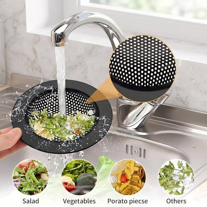 Wukusy metal sink drain mesh strainer filter basket for kitchen, food catcher to prevent clogs in the sink.