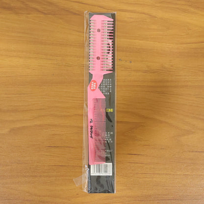 Wukusy double-sided professional hair thinning comb with fine and wide teeth for precise hair cutting and styling.