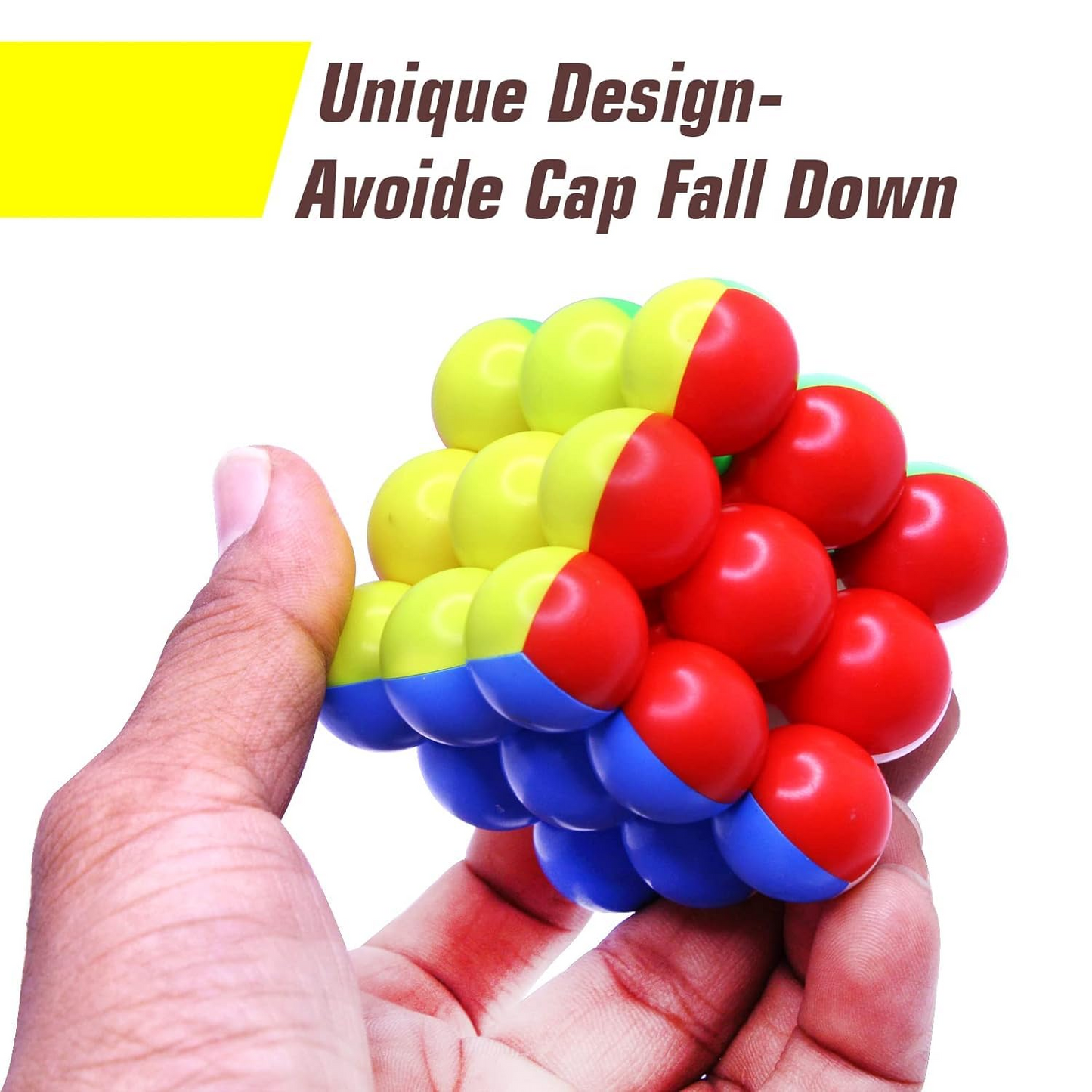 Colorful Speed Ball Cube toy by Wukusy, a vibrant puzzle cube for fun and challenging mental activity.
