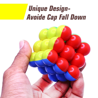 Colorful Speed Ball Cube toy by Wukusy, a vibrant puzzle cube for fun and challenging mental activity.