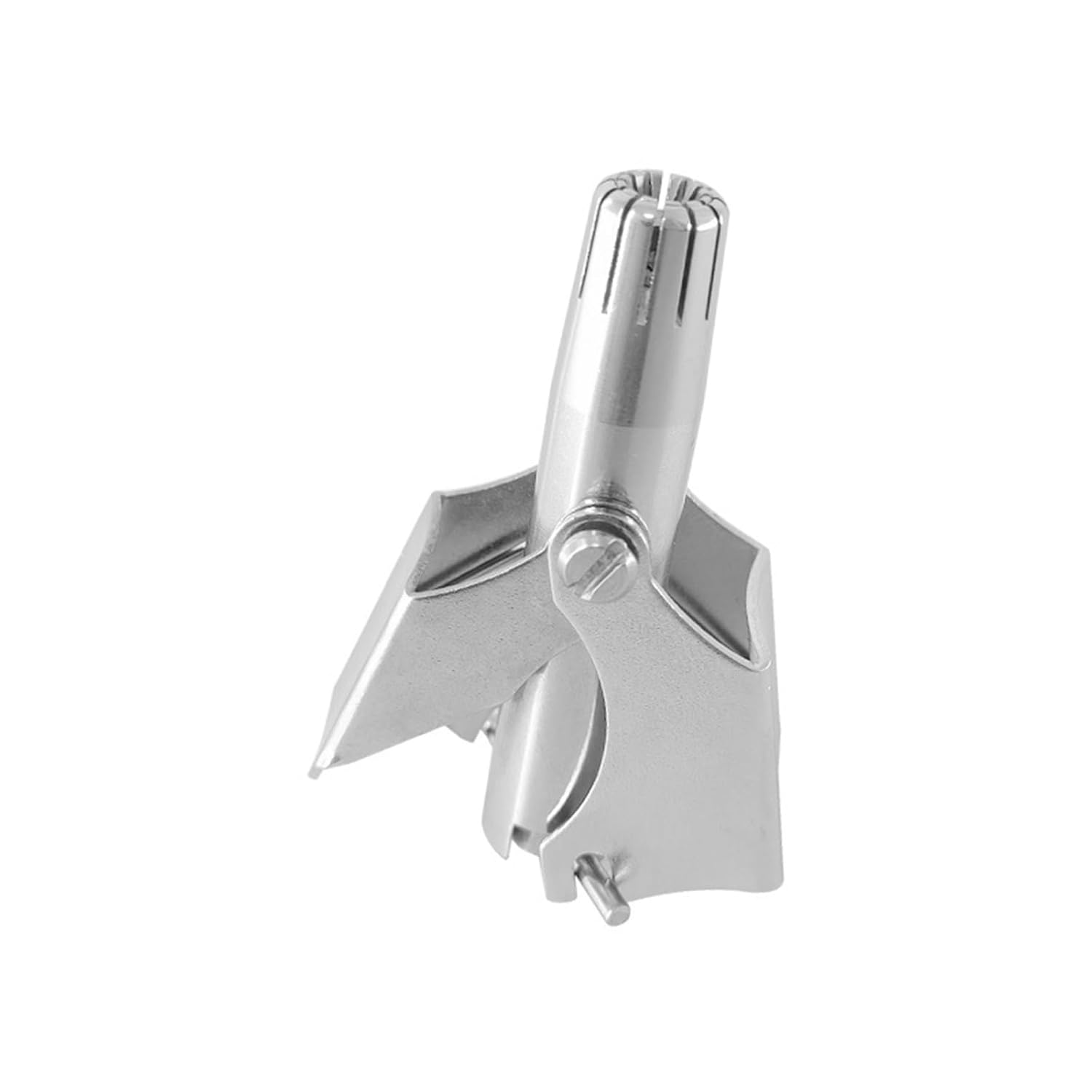 Wukusy stainless steel painless nose hair remover tool, compact and ergonomic for safe nose hair trimming.