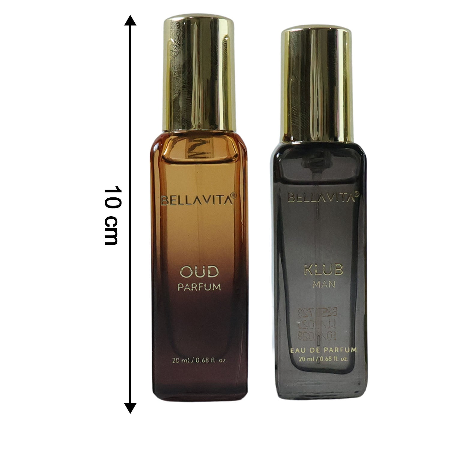 Wukusy Bellavita men's luxury perfume gift set with four 20ml bottles, elegant packaging and sophisticated fragrance display