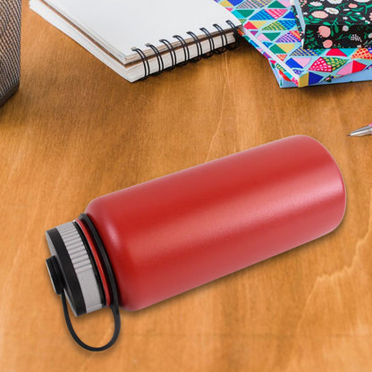Wukusy stainless steel double wall vacuum-insulated water bottle, 1000 ml, in mix color, with a sleek, modern design.