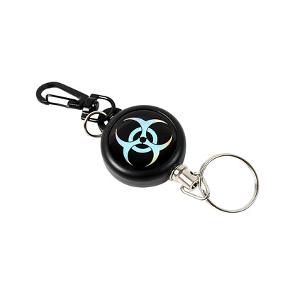 Wukusy safety anti-lost retractable key chain with large clip, ideal for secure key organization and home improvement.