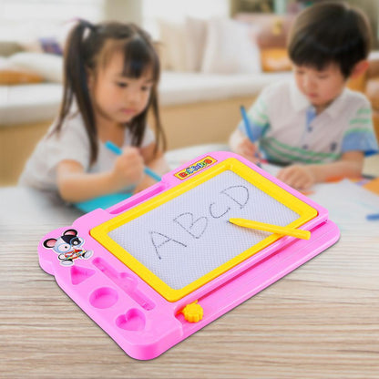 Wukusy 1905 Magic Writer Magnetic Drawing Board for kids with colorful drawing surface and magnetic pen, educational toy for children