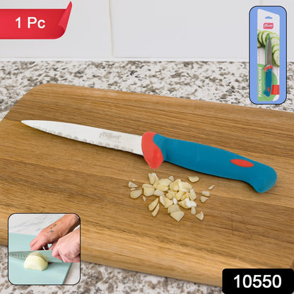 Wukusy Supermom premium stainless steel paring knife for precise kitchen slicing and peeling.