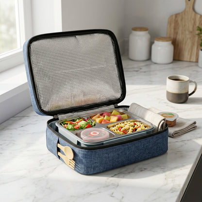 Lightweight Wukusy travel organizer bag with multiple compartments for gym, travel, and storage needs.